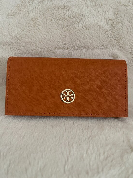 Tory Burch Orange Sunglasses Eyeglasses Case - Picture 1 of 7